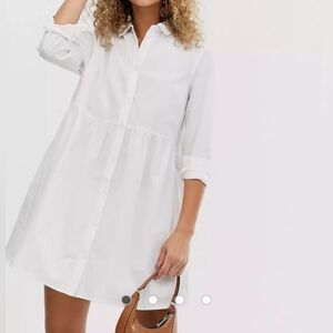 ASOS Smock Button Down Mini Dress sz 10